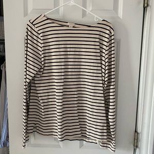 j crew striped shirt